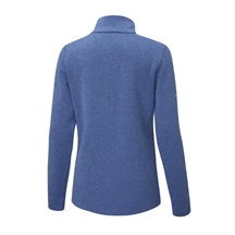 Ping Lyla half zip ribbed Damen Fleecejacke, dunkelblau