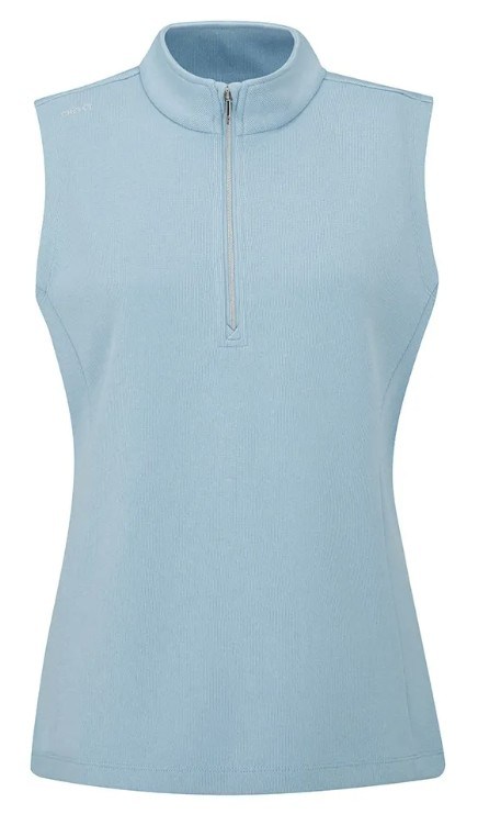Ping Lyla half zip Damen Weste, blau