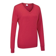 Ping Tatton Damen Pullover, rot