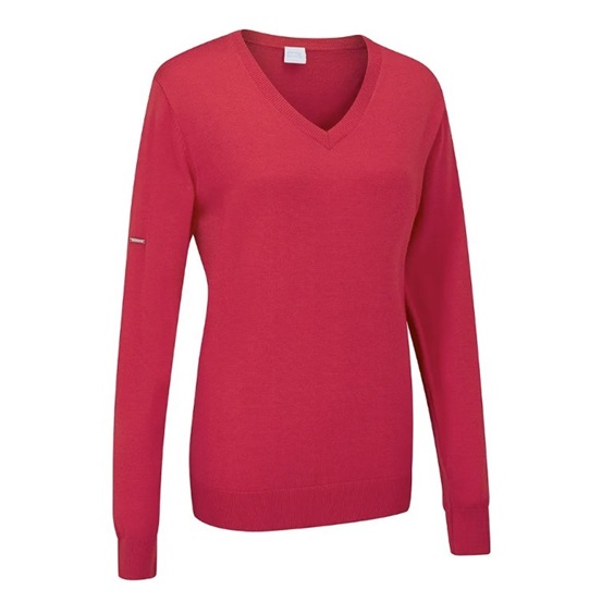 Ping Tatton Damen Pullover, rot
