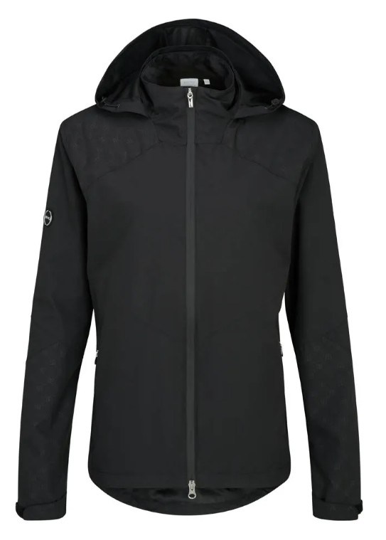 Ping Milli Hooded waterproof Damenjacke, schwarz
