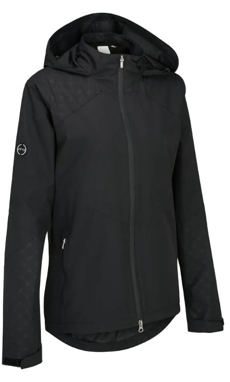 Ping Milli Hooded waterproof Damenjacke, schwarz