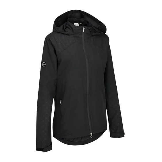 Ping Milli Hooded waterproof Damenjacke, schwarz
