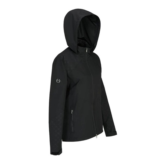 Ping Milli Hooded waterproof Damenjacke, schwarz