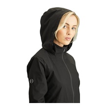 Ping Milli Hooded waterproof Damenjacke, schwarz
