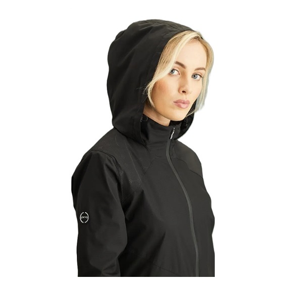 Ping Milli Hooded waterproof Damenjacke, schwarz