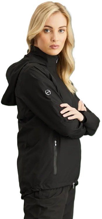 Ping Milli Hooded waterproof Damenjacke, schwarz