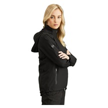 Ping Milli Hooded waterproof Damenjacke, schwarz