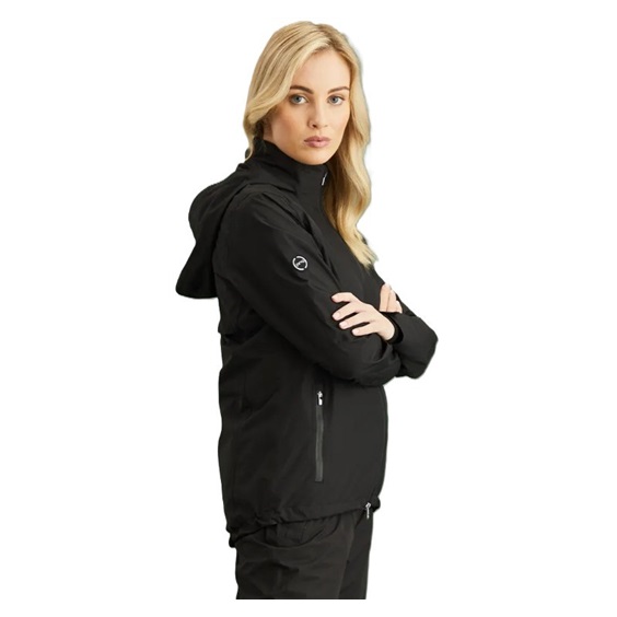 Ping Milli Hooded waterproof Damenjacke, schwarz