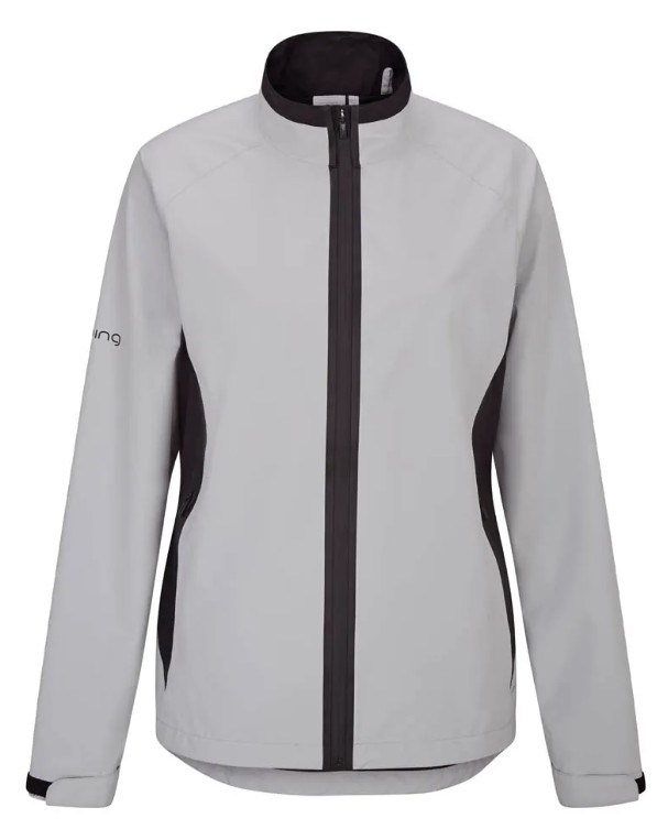 Ping Stevie waterproof Damenjacke, grau/schwarz