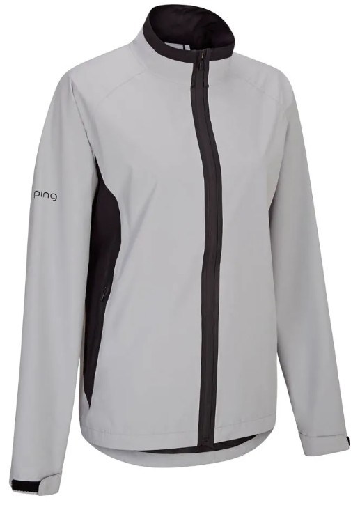 Ping Stevie waterproof Damenjacke, grau/schwarz