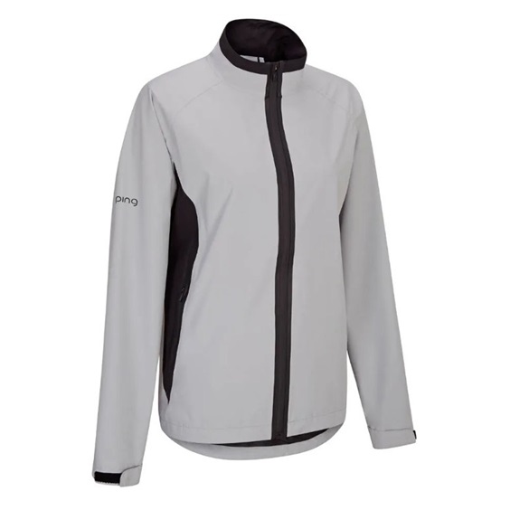Ping Stevie waterproof Damenjacke, grau/schwarz