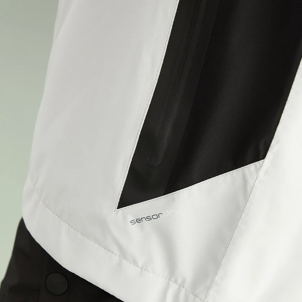 Ping Stevie waterproof Damenjacke, grau/schwarz