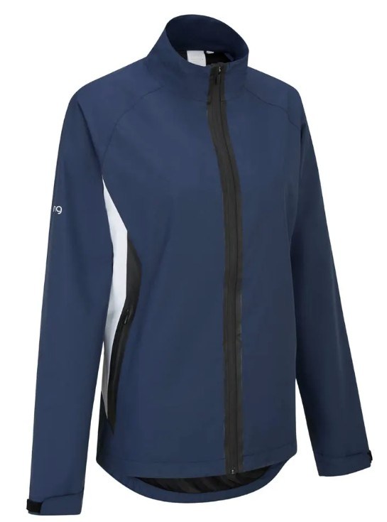 Ping Stevie waterproof Damenjacke, blau/weiss