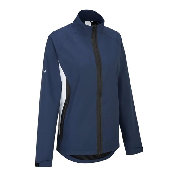 Ping Stevie waterproof Damenjacke, blau/weiss