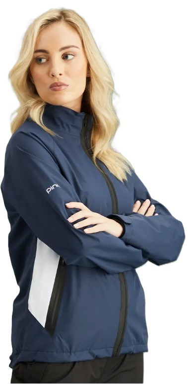 Ping Stevie waterproof Damenjacke, blau/weiss