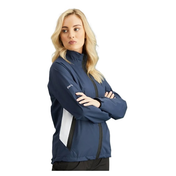 Ping Stevie waterproof Damenjacke, blau/weiss