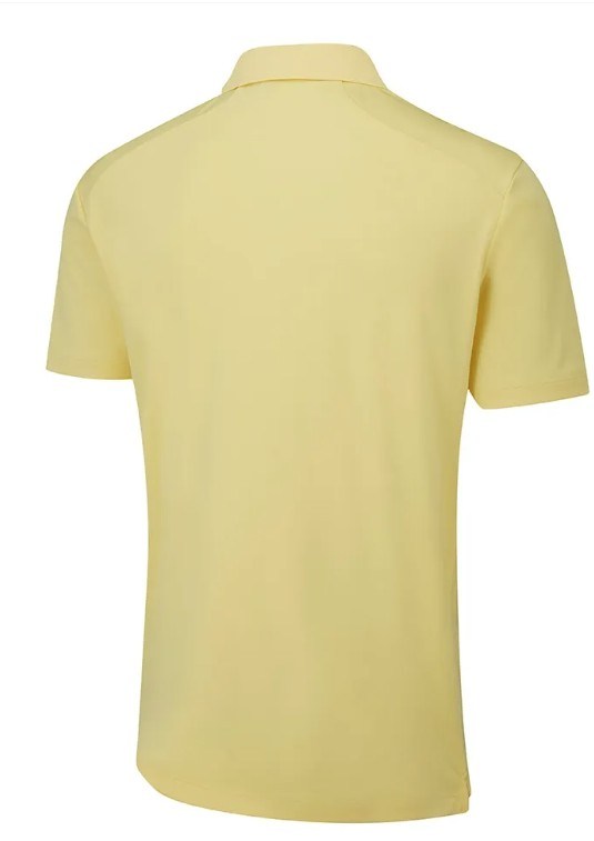 PING Lindum Herren Poloshirt, Zitrone