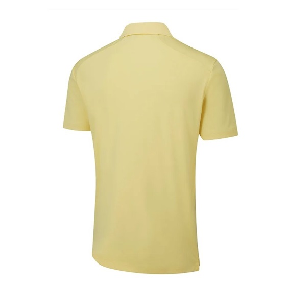 PING Lindum Herren Poloshirt, Zitrone