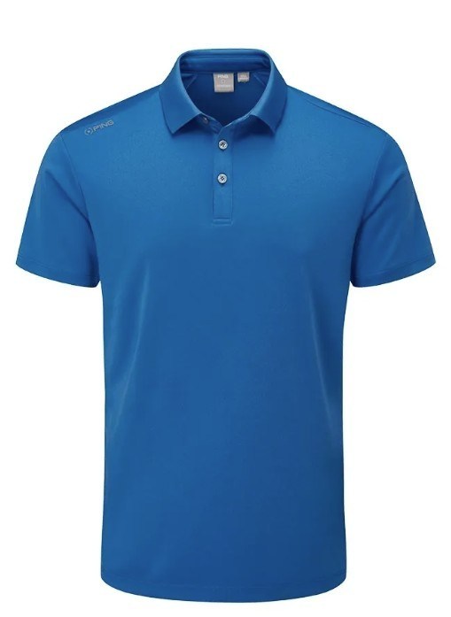PING Lindum Herren Poloshirt, blau