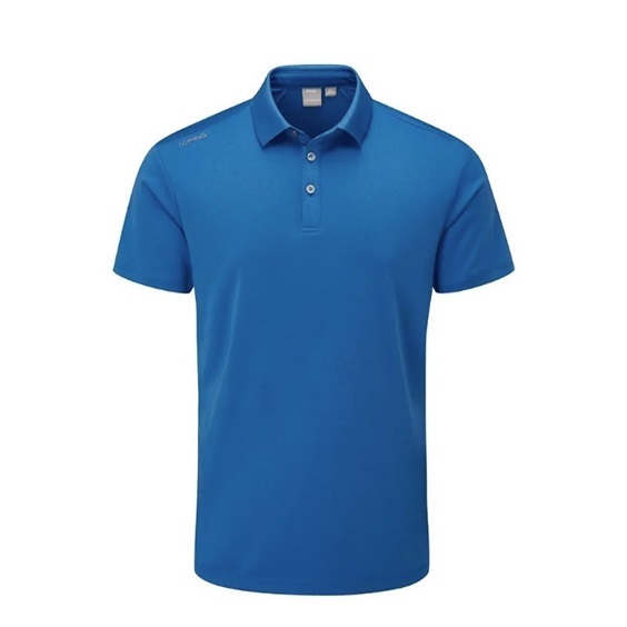 PING Lindum Herren Poloshirt, blau