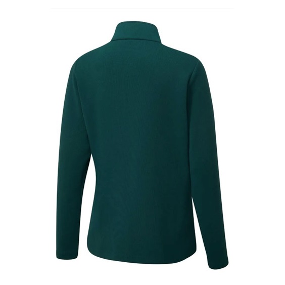 Ping Lyla half zip ribbed Damen Fleecejacke, grün