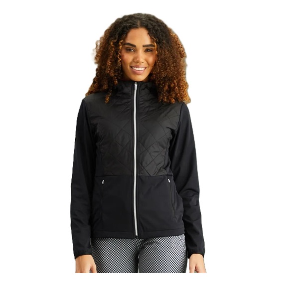 Ping Gem Damen Hybridjacke, schwarz