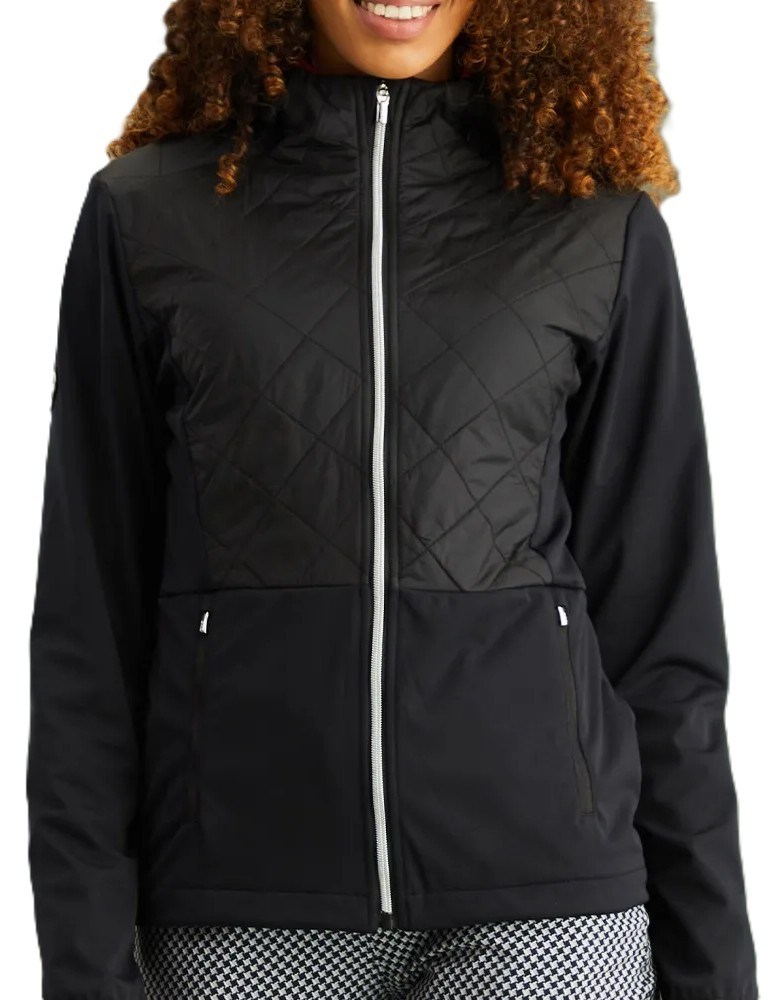 Ping Gem Damen Hybridjacke, schwarz