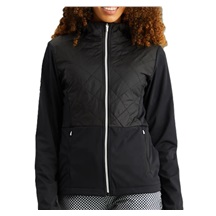 Ping Gem Damen Hybridjacke, schwarz