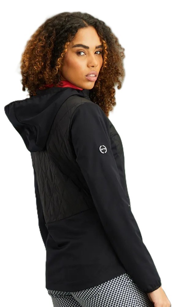 Ping Gem Damen Hybridjacke, schwarz