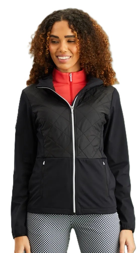 Ping Gem Damen Hybridjacke, schwarz