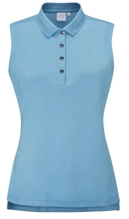 Ping Solene damenloses Poloshirt, laguna