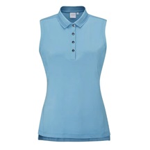 Ping Solene damenloses Poloshirt, laguna