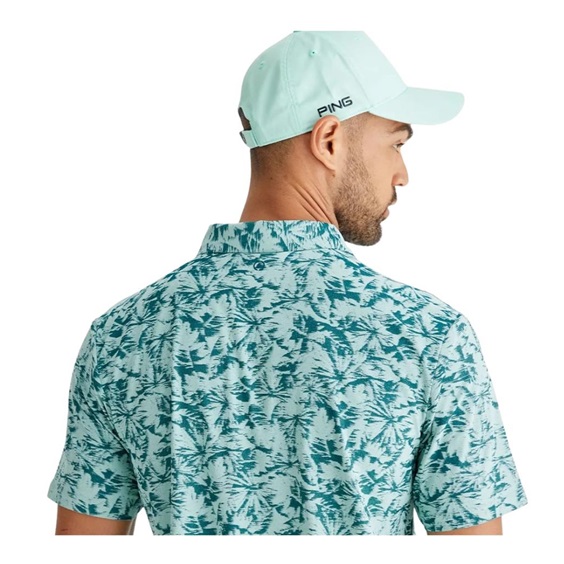PING Diego Herren Poloshirt, misty green multi