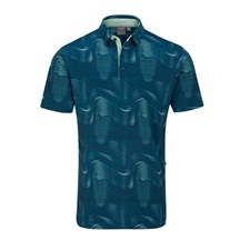Ping Optic Groove Herren polo, forest multi