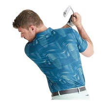 Ping Optic Groove Herren polo, forest multi