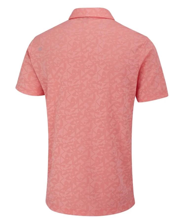PING Geo Camo Herren Poloshirt, desert flower
