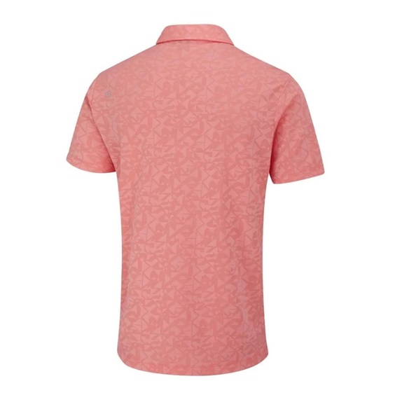 PING Geo Camo Herren Poloshirt, desert flower