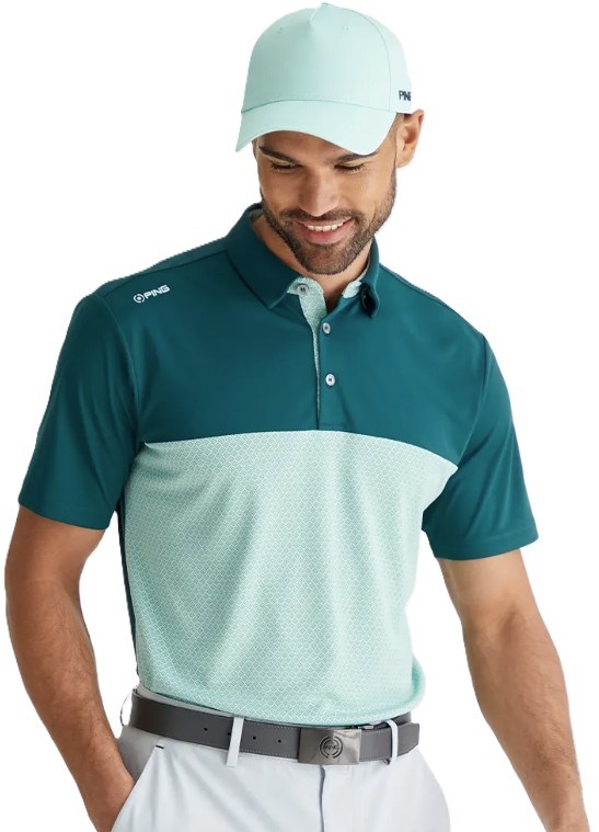 Ping Hall Herren Poloshirt, grün