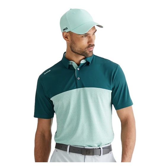 Ping Hall Herren Poloshirt, grün