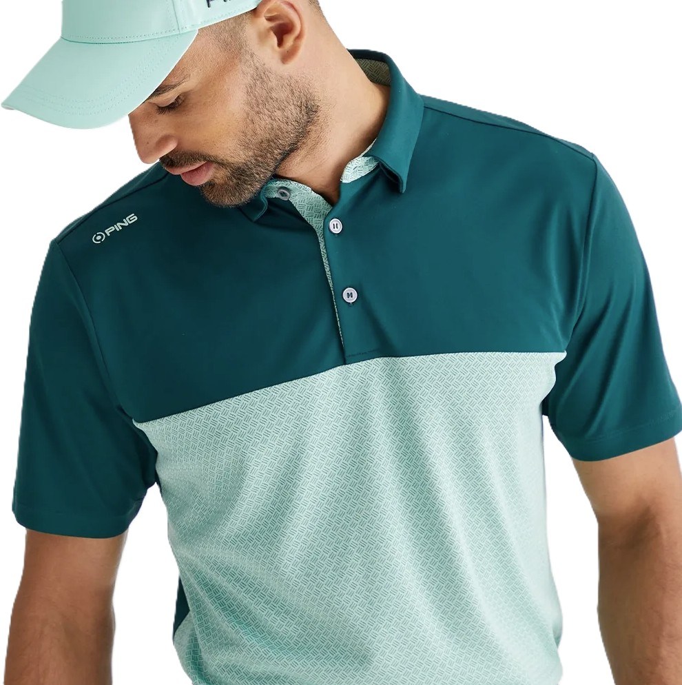 Ping Hall Herren Poloshirt, grün