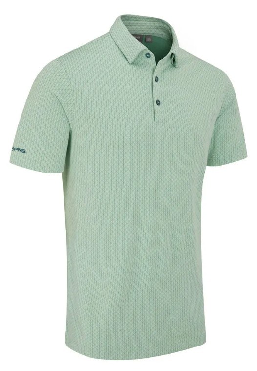Ping Hershel Herren polo, hellgrün