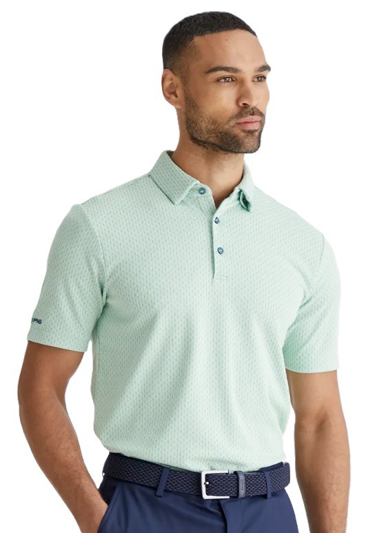 Ping Hershel Herren polo, hellgrün