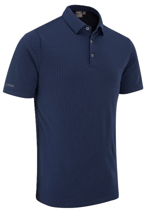 Ping Hershel Herren polo, dunkelblau