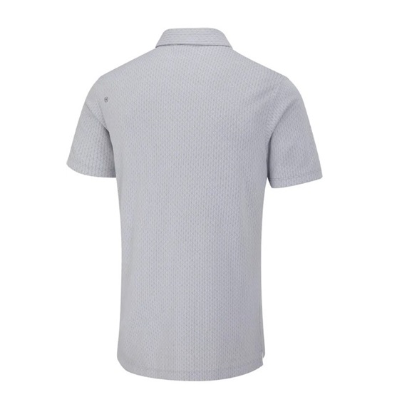 Ping Hershel Herren polo, silber multi
