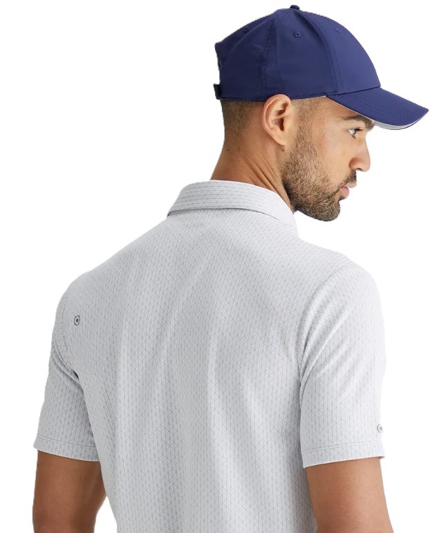 Ping Hershel Herren polo, silber multi