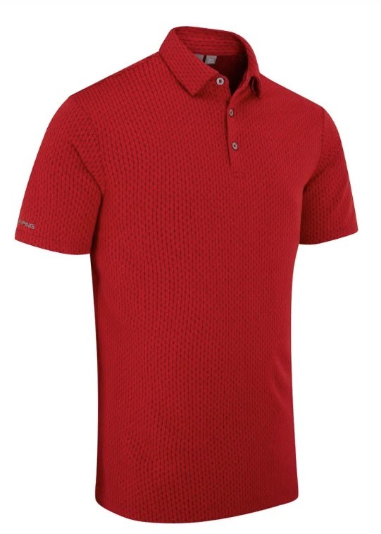 Ping Hershel Herren polo, rot