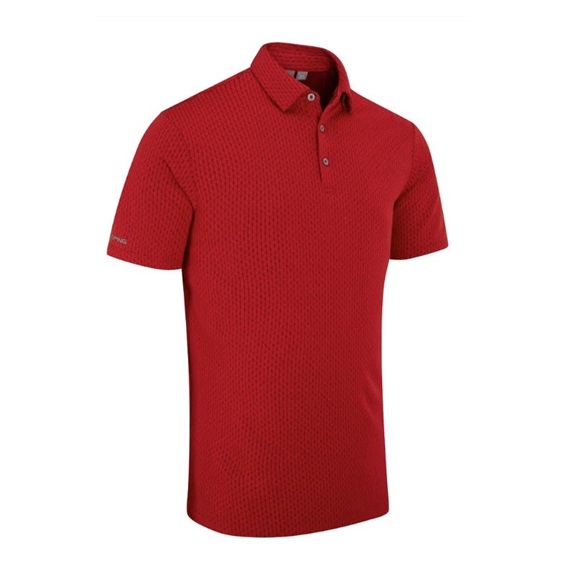 Ping Hershel Herren polo, rot