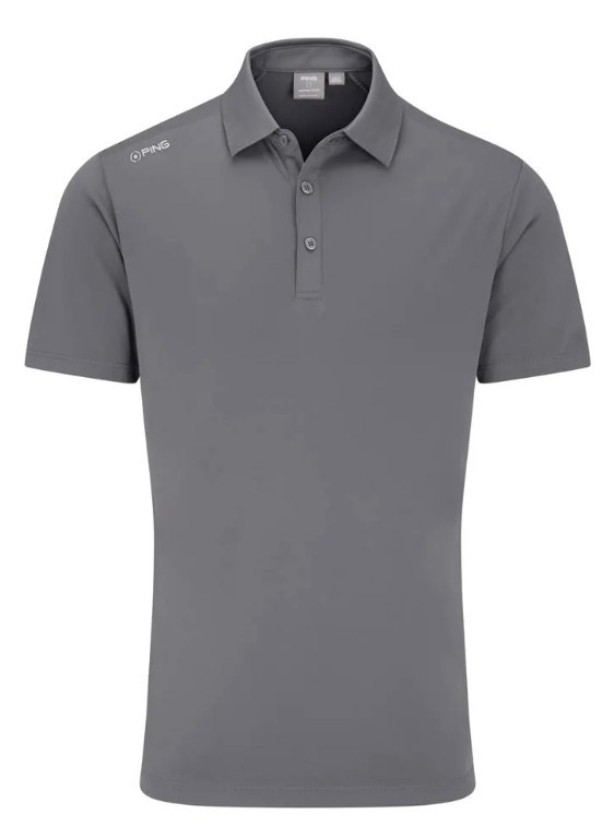 PING Lindum Herren Poloshirt, rock
