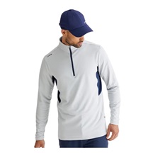 Ping Rhodri Half Zip Fleece Herren Sweatshirt, grau/dunkelblau